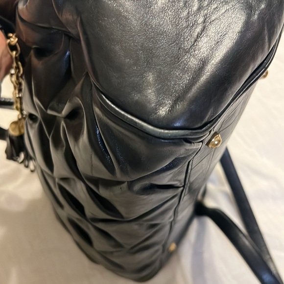 Black Brahmin quilted satchel with shoulder strap - Picture 11 of 12